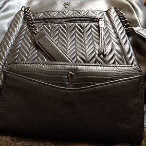 Large Grey Purse